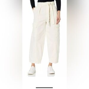 Joie Women’s Emerald Cargo Pants Belt New Size 00 White